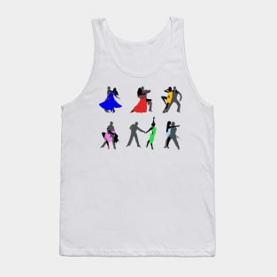 Ballroom Dancing Couples, Tank Top